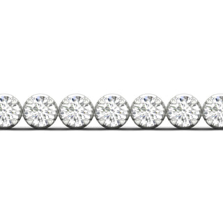 12.00 Carat T.W. Round-cut Lab Grown Diamond ( G-H/VS ) 14K Gold Bracelet