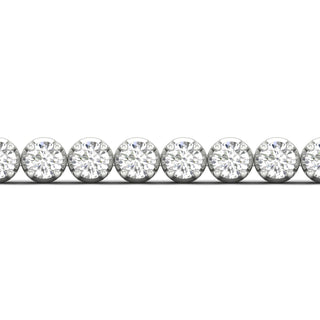 10.00 Carat T.W. Round-cut Lab Grown Diamond ( G-H/VS ) 14K Gold Bracelet