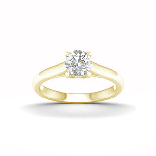 1.00 Carat T.W. Round-cut Lab Grown Diamond ( G-H/VS ) 14K Gold Solitaire Ring