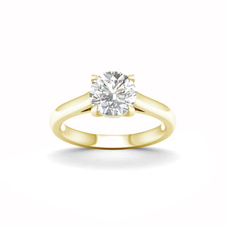 2.00 Carat T.W. Round-cut Lab Grown Diamond ( G-H/VS ) 14K Gold Solitaire Ring