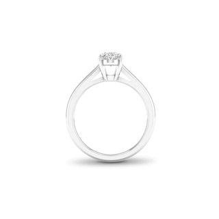 1.00 Carat T.W. Oval-cut Lab Grown Diamond ( G-H/VS ) 14K Gold Solitaire Ring