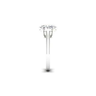 2.00 Carat T.W. Oval-cut Lab Grown Diamond ( G-H/VS ) 14K Gold Solitaire Ring