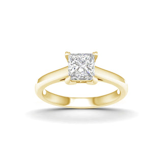 1 1/2 Carat T.W. Princess-cut Lab Grown Diamond ( G-H/VS ) 14K Gold Solitaire Ring