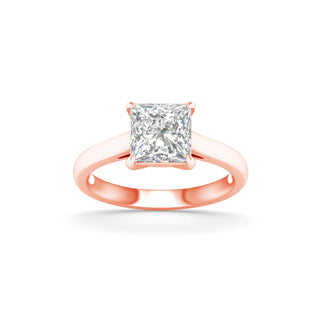2.00 Carat T.W. Princess-cut Lab Grown Diamond ( G-H/VS ) 14K Gold Solitaire Ring
